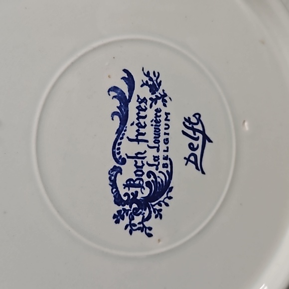 Delfts Boch Freres La Louviere plates - Picture 5 of 10